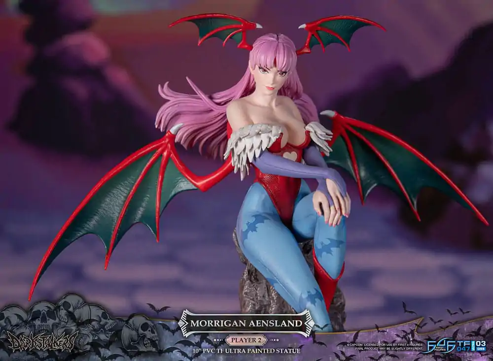 Darkstalkers PVC Statue Morrigan Aensland Player 2 Variant 25 cm termékfotó