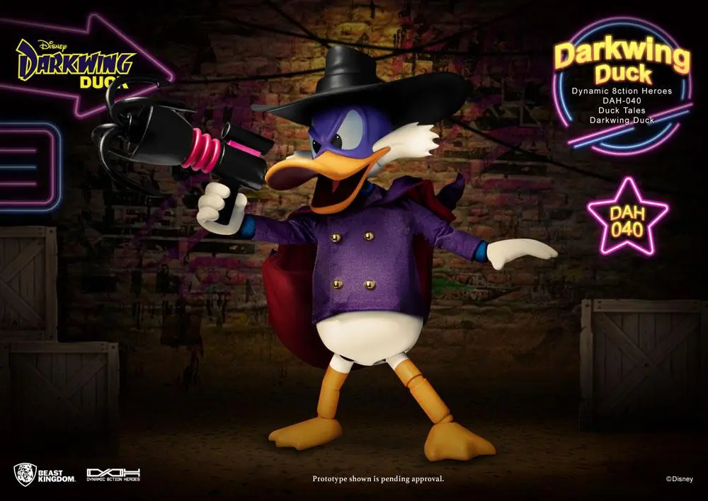 Darkwing Duck Dynamic 8ction Heroes Action Figure 1/9 Darkwing Duck 16 cm termékfotó