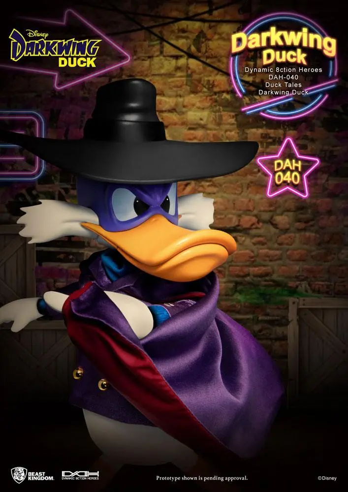 Darkwing Duck Dynamic 8ction Heroes Action Figure 1/9 Darkwing Duck 16 cm termékfotó