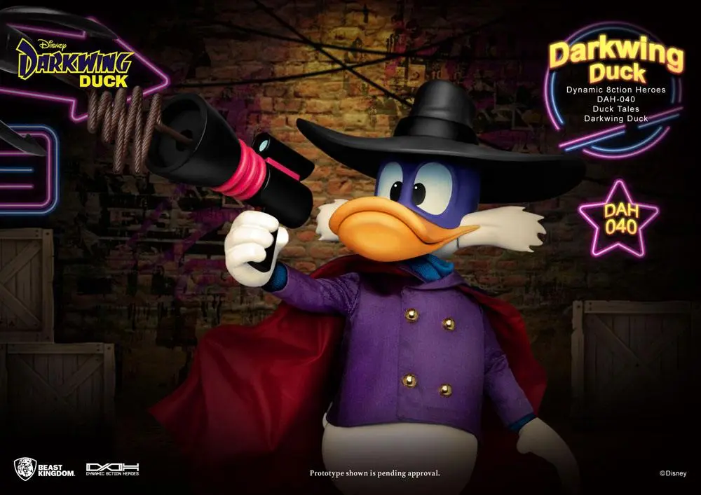 Darkwing Duck Dynamic 8ction Heroes Action Figure 1/9 Darkwing Duck 16 cm termékfotó