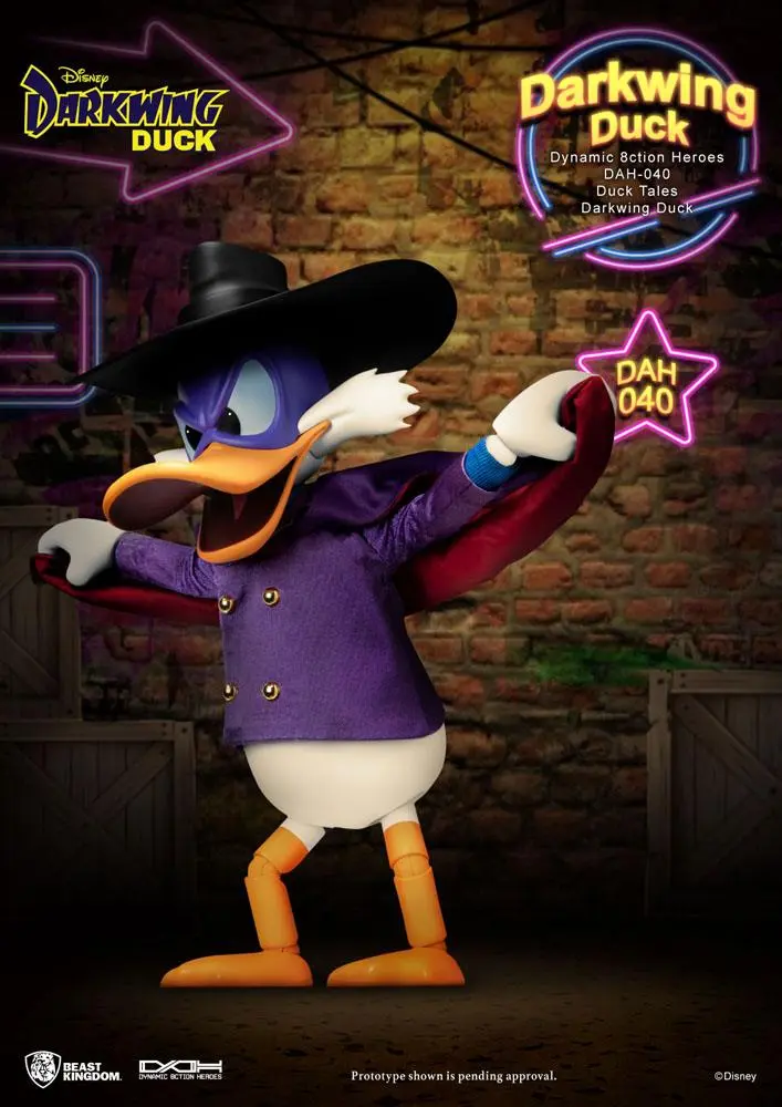 Darkwing Duck Dynamic 8ction Heroes Action Figure 1/9 Darkwing Duck 16 cm termékfotó