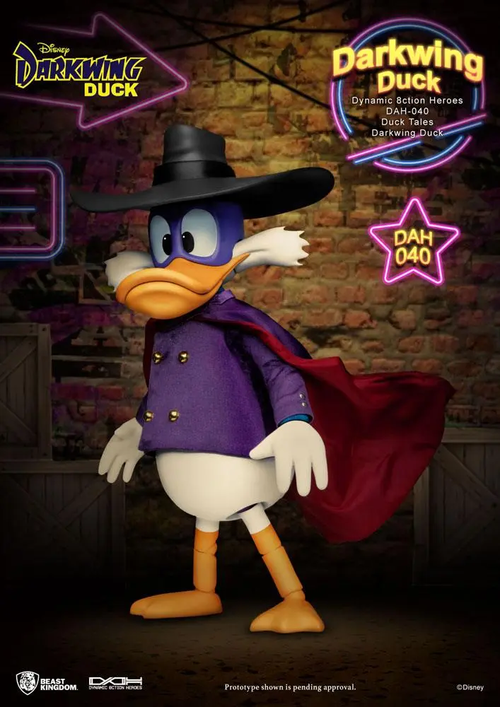 Darkwing Duck Dynamic 8ction Heroes Action Figure 1/9 Darkwing Duck 16 cm termékfotó