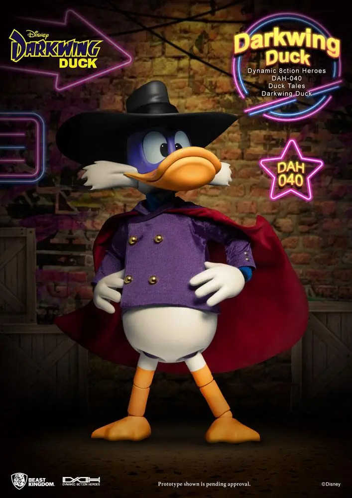 Darkwing Duck Dynamic 8ction Heroes Action Figure 1/9 Darkwing Duck 16 cm termékfotó