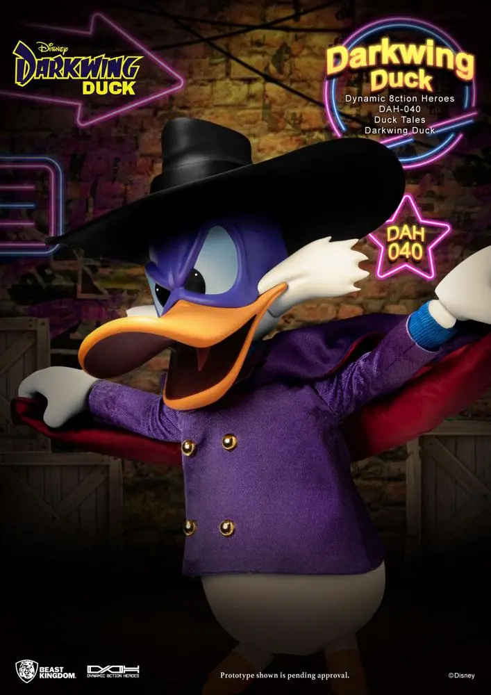 Darkwing Duck Dynamic 8ction Heroes Action Figure 1/9 Darkwing Duck 16 cm termékfotó