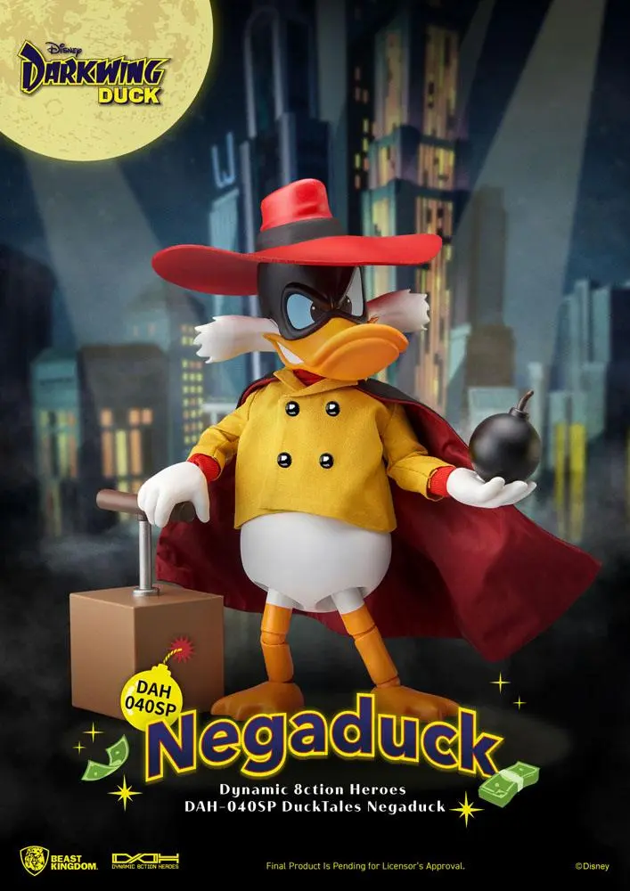 Darkwing Duck Dynamic 8ction Heroes Action Figure 1/9 NegaDuck 16 cm product photo