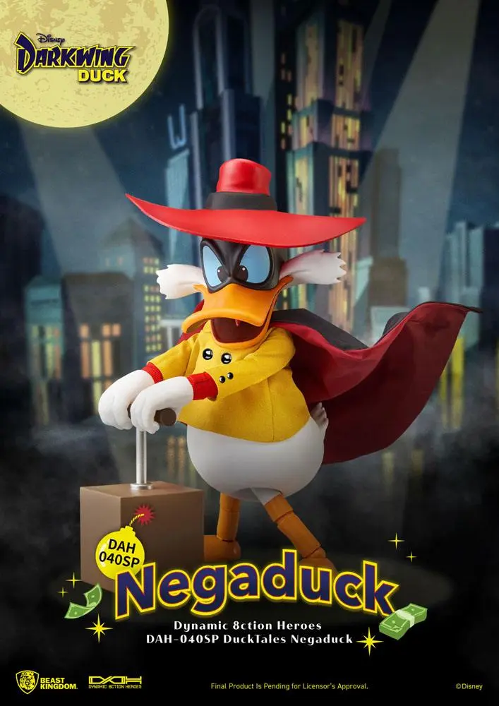 Darkwing Duck Dynamic 8ction Heroes Action Figure 1/9 NegaDuck 16 cm product photo