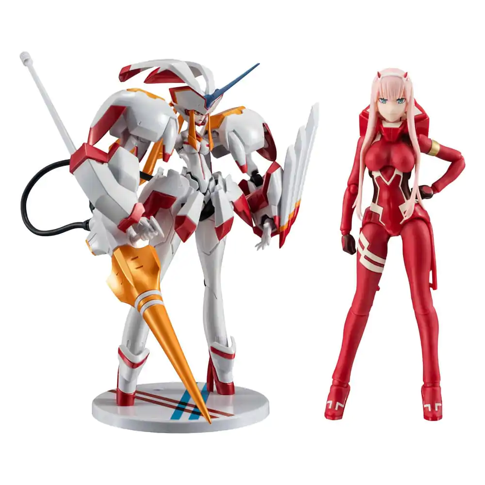 Darling in the Franxx S.H. Figuarts x The Robot Spirits Action Figure Zero Two &amp; Strelizia 5th Anniversary Set 16 cm product photo