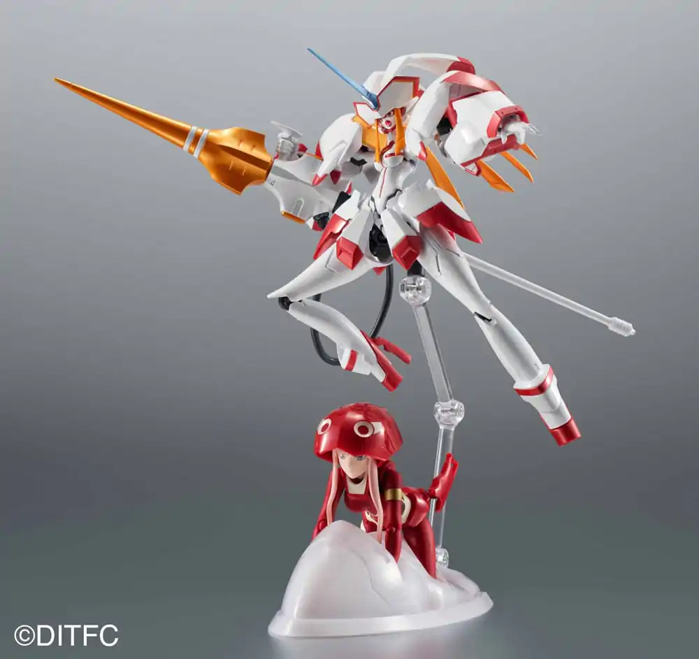 Darling in the Franxx S.H. Figuarts x The Robot Spirits Action Figure Zero Two &amp; Strelizia 5th Anniversary Set 16 cm product photo