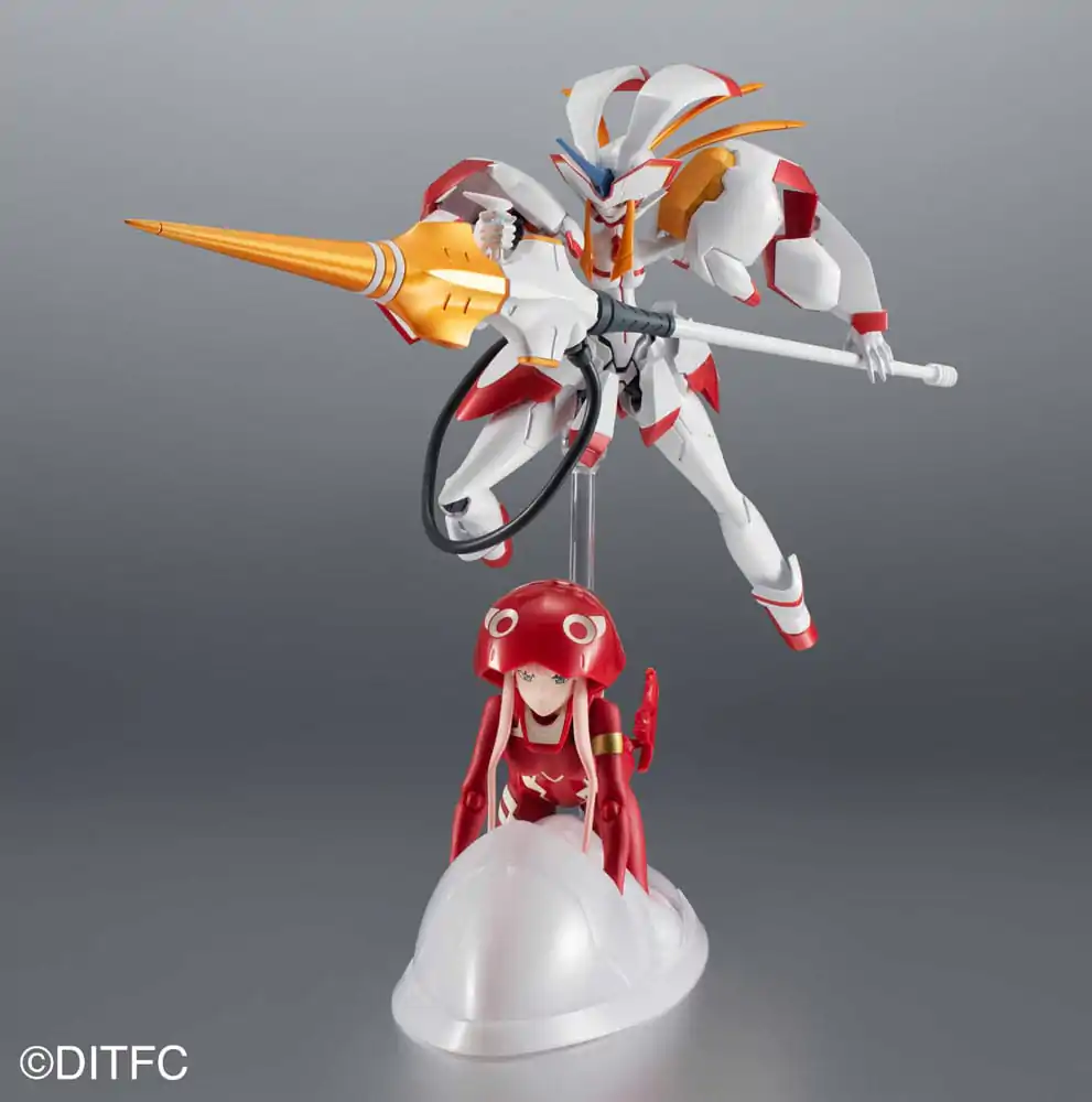 Darling in the Franxx S.H. Figuarts x The Robot Spirits Action Figure Zero Two &amp; Strelizia 5th Anniversary Set 16 cm product photo
