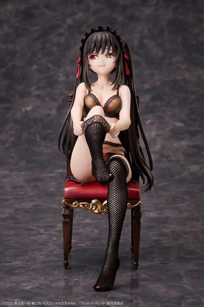 Date A Bullet PVC Statues 1/7 Kurumi Tokisaki & White Queen 17 cm product photo