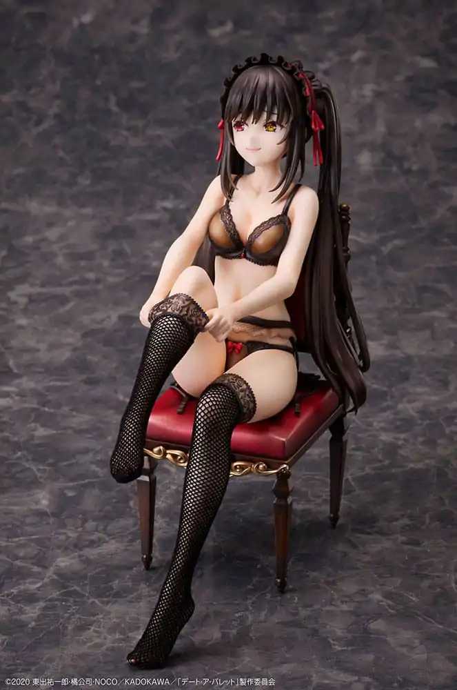 Date A Bullet PVC Statues 1/7 Kurumi Tokisaki & White Queen 17 cm product photo