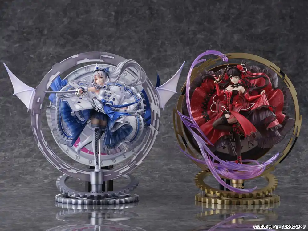 Date A Bullet SHIBUYA SCRAMBLE FIGURE PVC Statue 1/7 The White Queen -Royal Blue Sapphire Dress Ver. 33 cm product photo