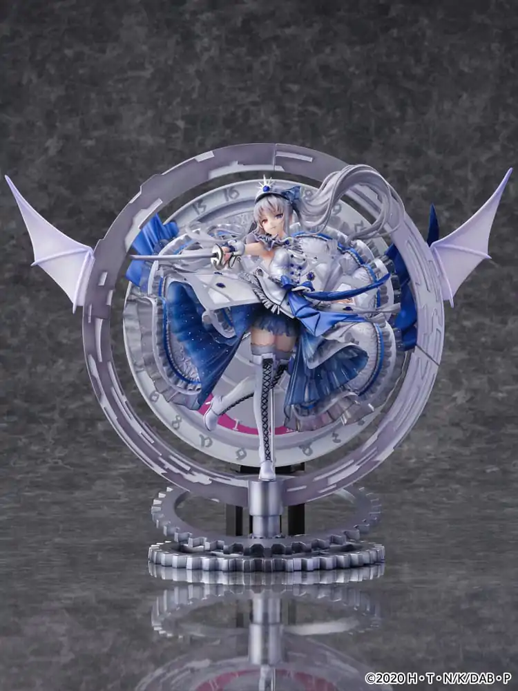 Date A Bullet SHIBUYA SCRAMBLE FIGURE PVC Statue 1/7 The White Queen -Royal Blue Sapphire Dress Ver. 33 cm product photo