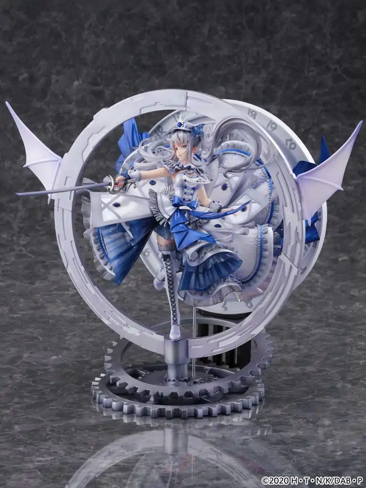 Date A Bullet SHIBUYA SCRAMBLE FIGURE PVC Statue 1/7 The White Queen -Royal Blue Sapphire Dress Ver. 33 cm product photo