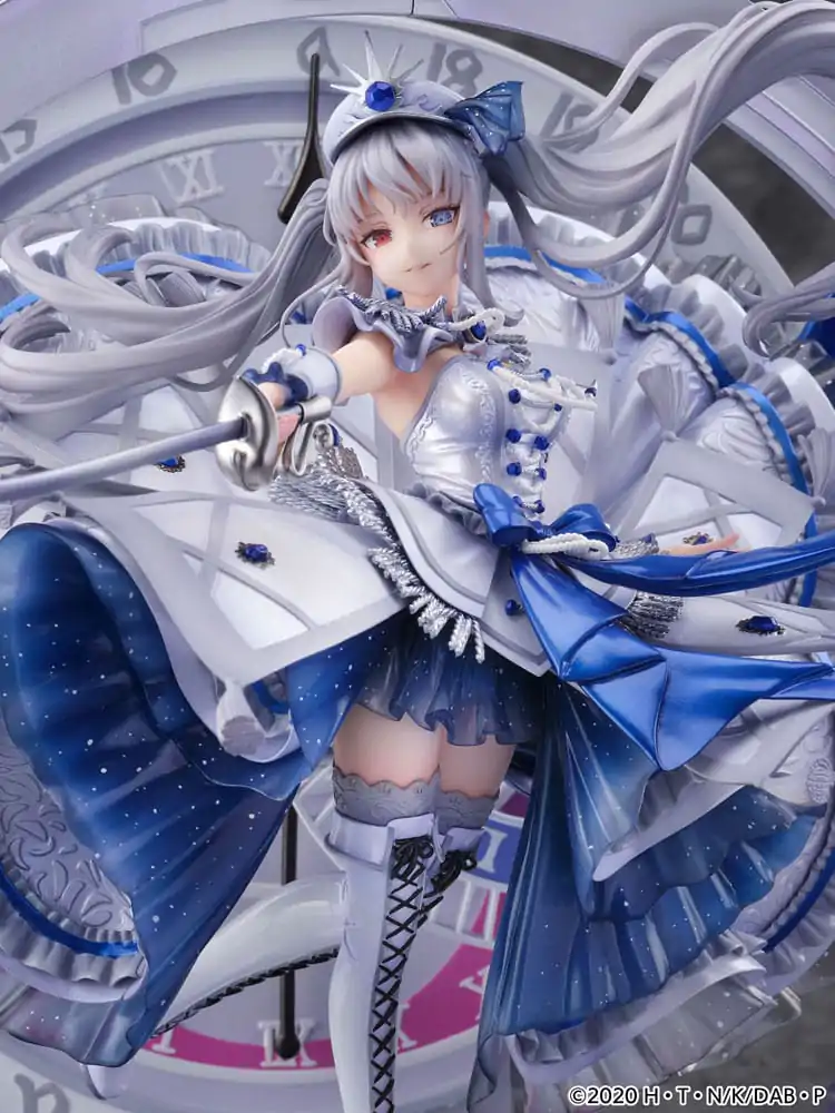 Date A Bullet SHIBUYA SCRAMBLE FIGURE PVC Statue 1/7 The White Queen -Royal Blue Sapphire Dress Ver. 33 cm product photo