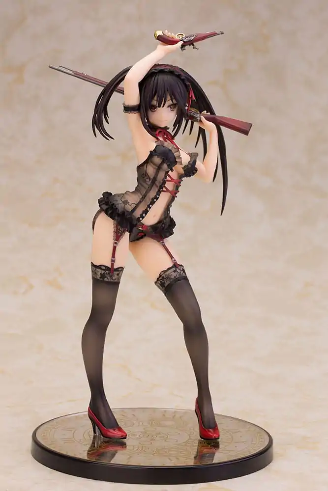 Date A Live Statue 1/7 Kurumi Tokisaki Lingerie Ver. Black 24 cm termékfotó