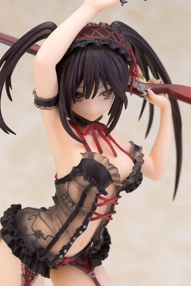 Date A Live Statue 1/7 Kurumi Tokisaki Lingerie Ver. Black 24 cm termékfotó