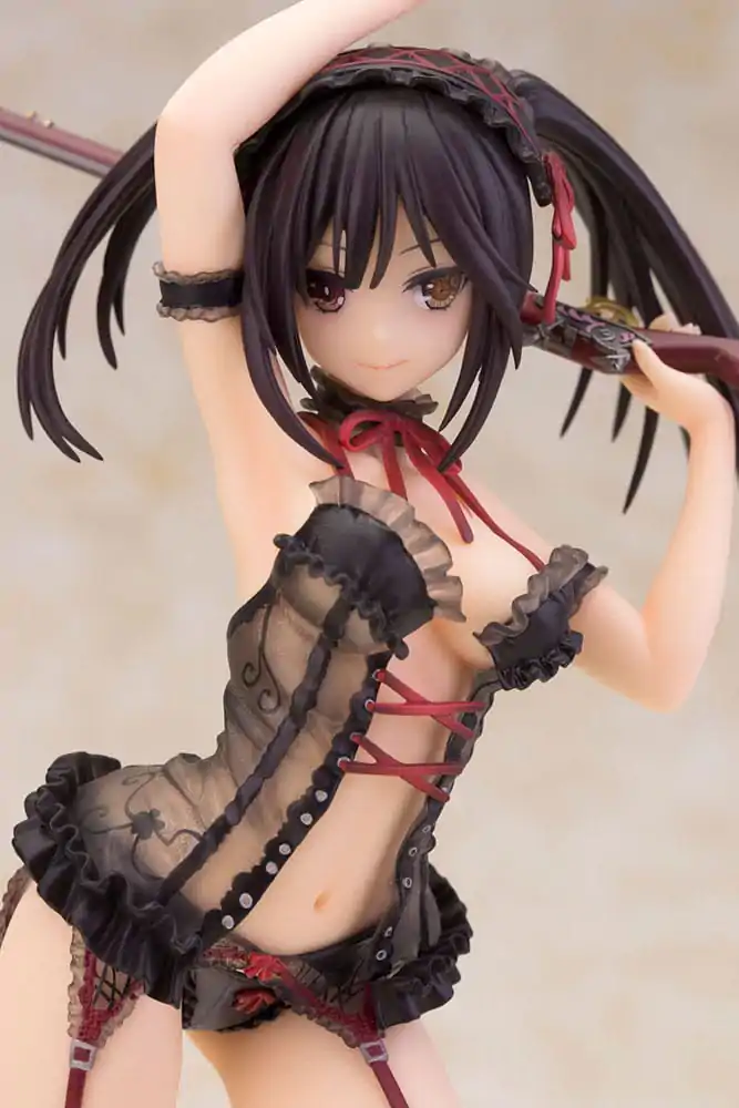 Date A Live Statue 1/7 Kurumi Tokisaki Lingerie Ver. Black 24 cm termékfotó