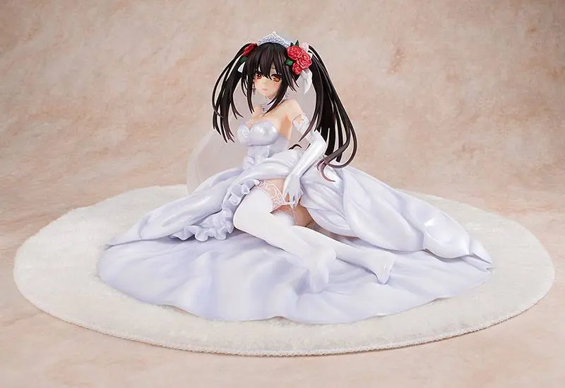 Date A Live PVC Statue 1/7 Light Novel Edition Kurumi Tokisaki: Wedding Dress Ver. 13 cm product photo