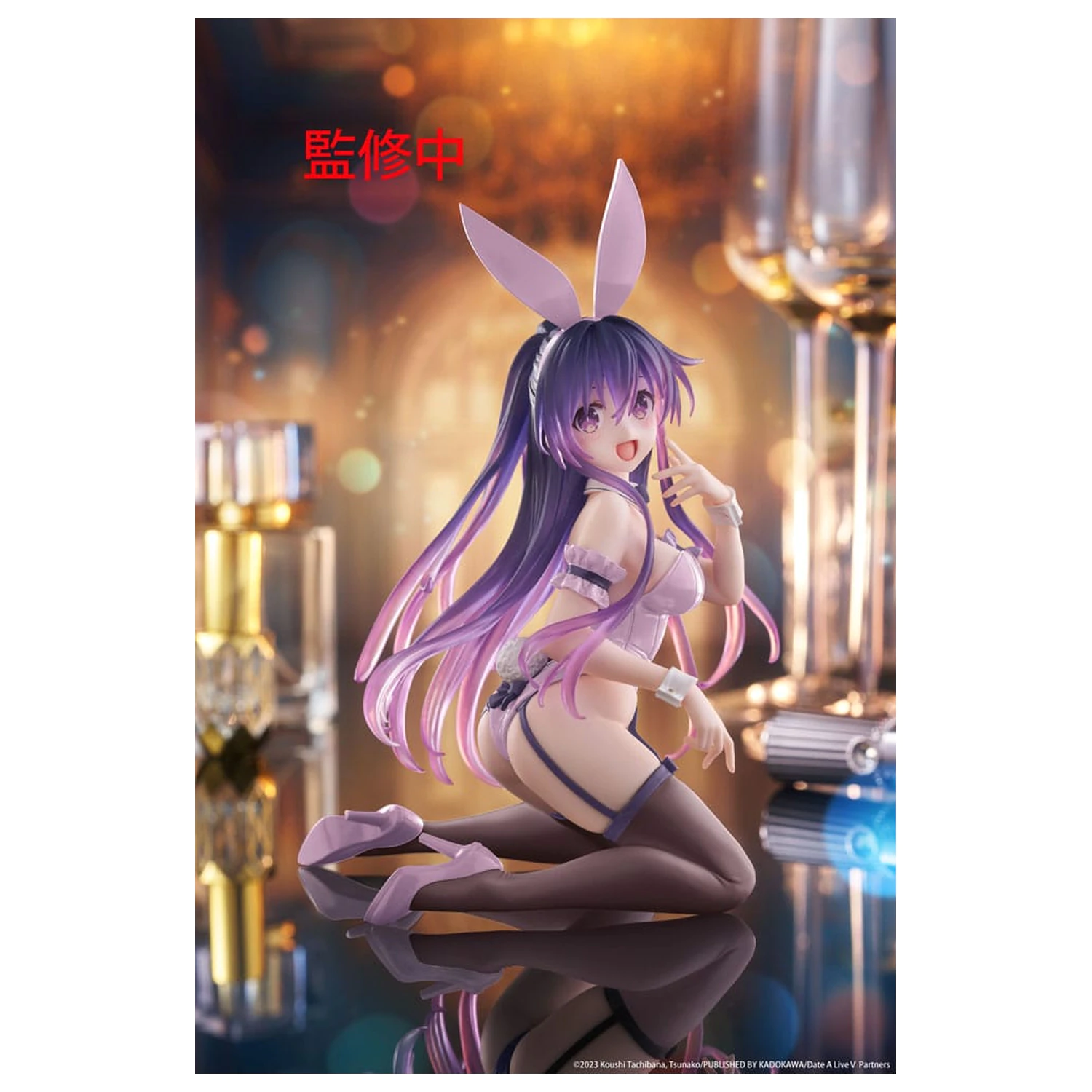 Date A Live PVC Statue Desktop Cute Figure Tohka Yatogami (Bunny Ver.) Renewal 13 cm                product photo