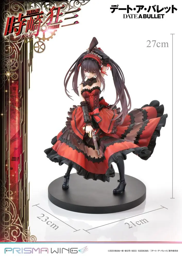 Date A Live Fragment: Date A Bullet Prisma Wing PVC Statue 1/7 Kurumi Tokisaki 27 cm termékfotó