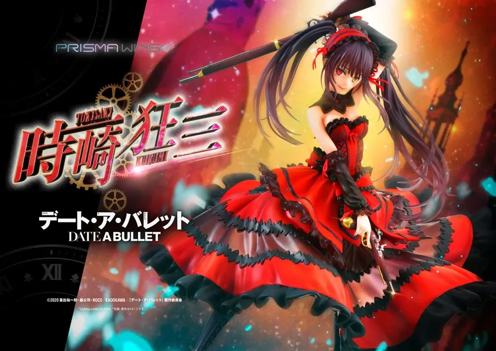 Date A Live Fragment: Date A Bullet Prisma Wing PVC Statue 1/7 Kurumi Tokisaki 27 cm termékfotó