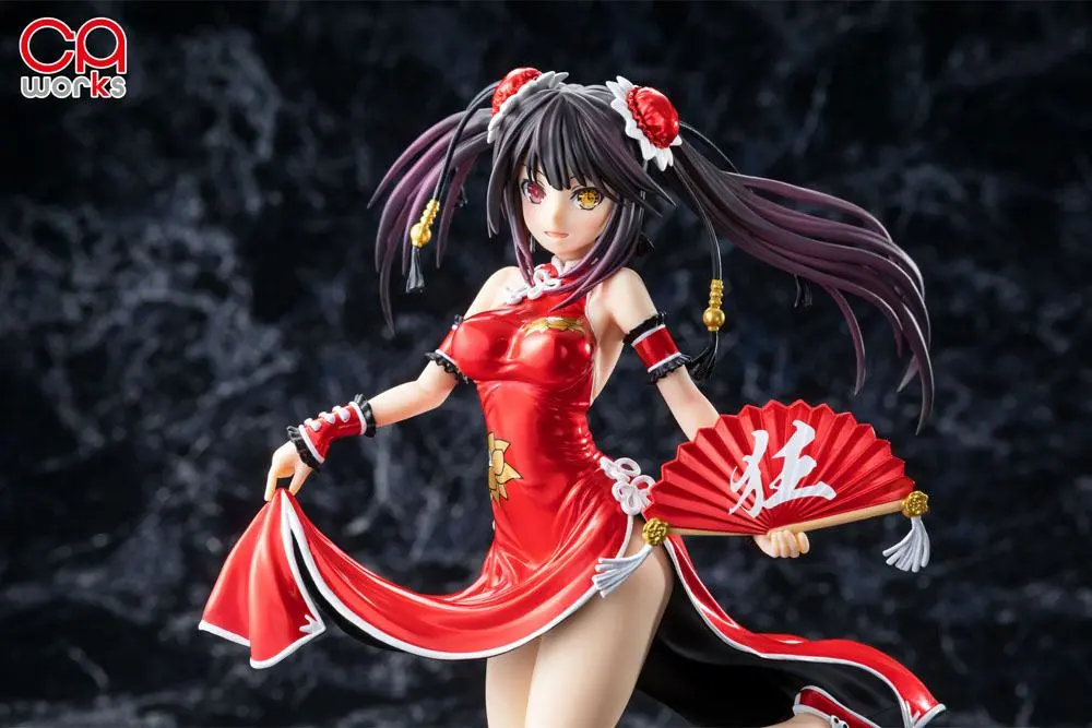 Date A Live III PVC Statue 1/7 Kurumi Tokisaki China Dress Ver. Repaint Color 23 cm product photo
