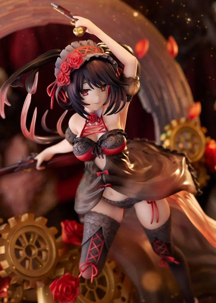 Date A Live IV PVC Statue 1/7 Kurumi Tokisaki Lingerie Swimwear Ver. 27 cm termékfotó