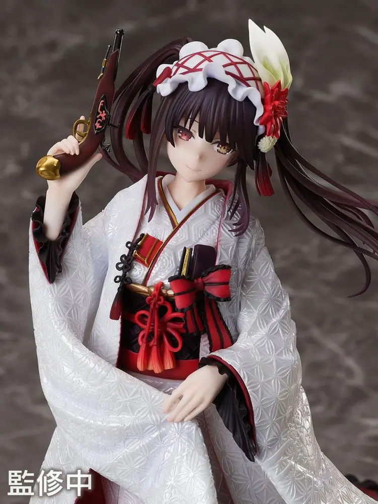 Date A Live IV PVC Statue 1/7 Kurumi Tokisaki Shiromuku 22 cm termékfotó