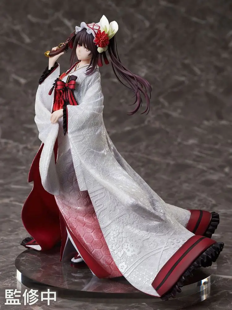 Date A Live IV PVC Statue 1/7 Kurumi Tokisaki Shiromuku 22 cm termékfotó