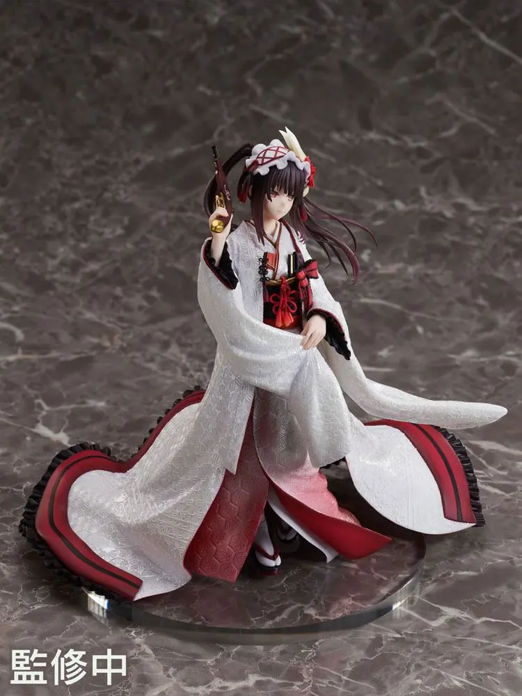 Date A Live IV PVC Statue 1/7 Kurumi Tokisaki Shiromuku 22 cm termékfotó