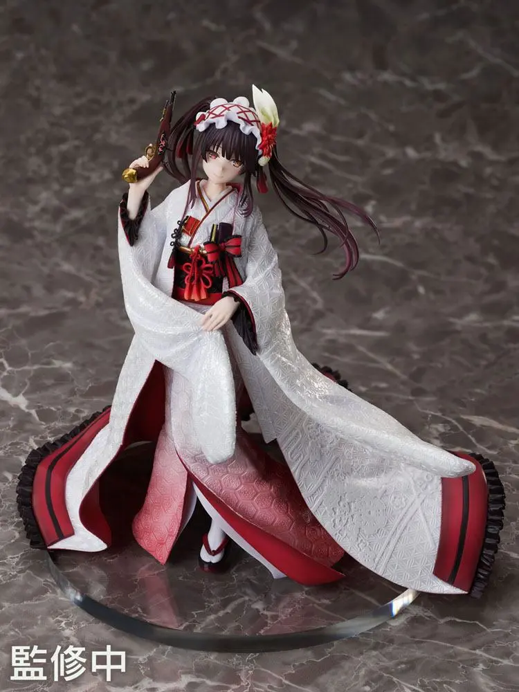 Date A Live IV PVC Statue 1/7 Kurumi Tokisaki Shiromuku 22 cm termékfotó