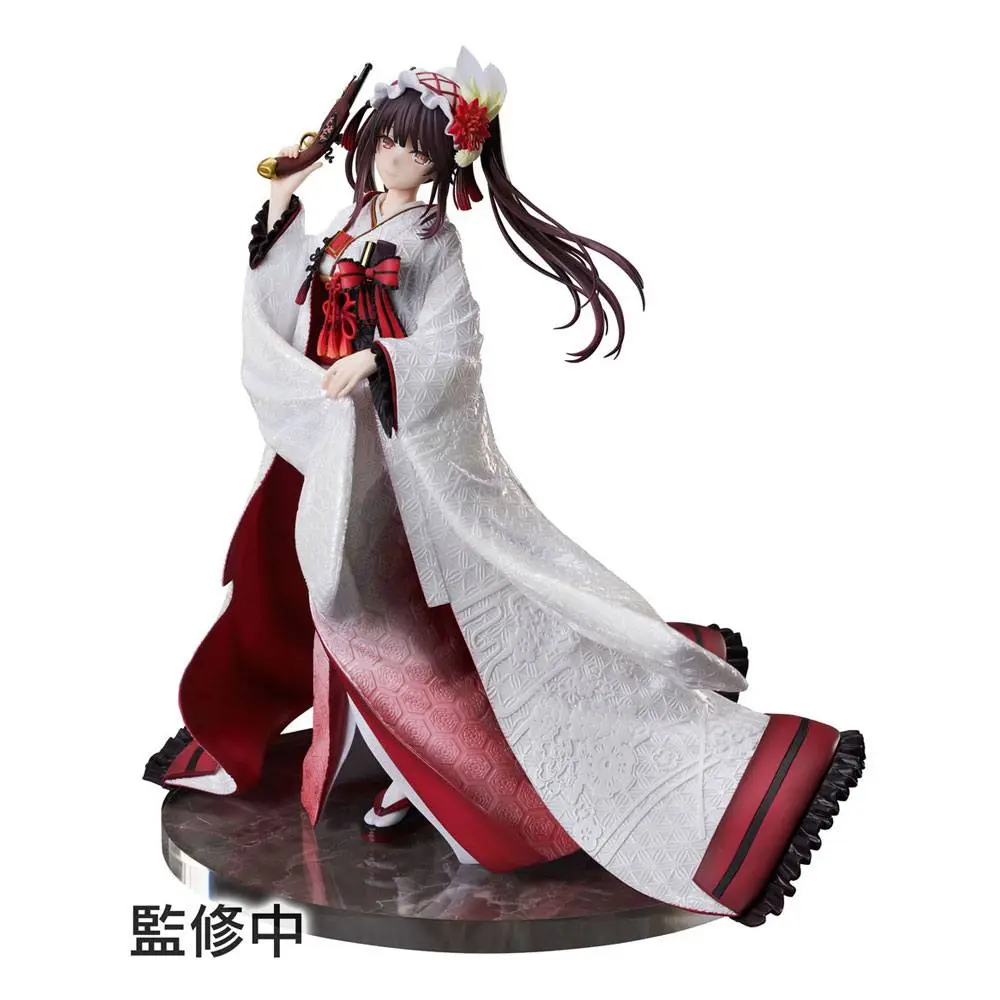 Date A Live IV PVC Statue 1/7 Kurumi Tokisaki Shiromuku 22 cm termékfotó