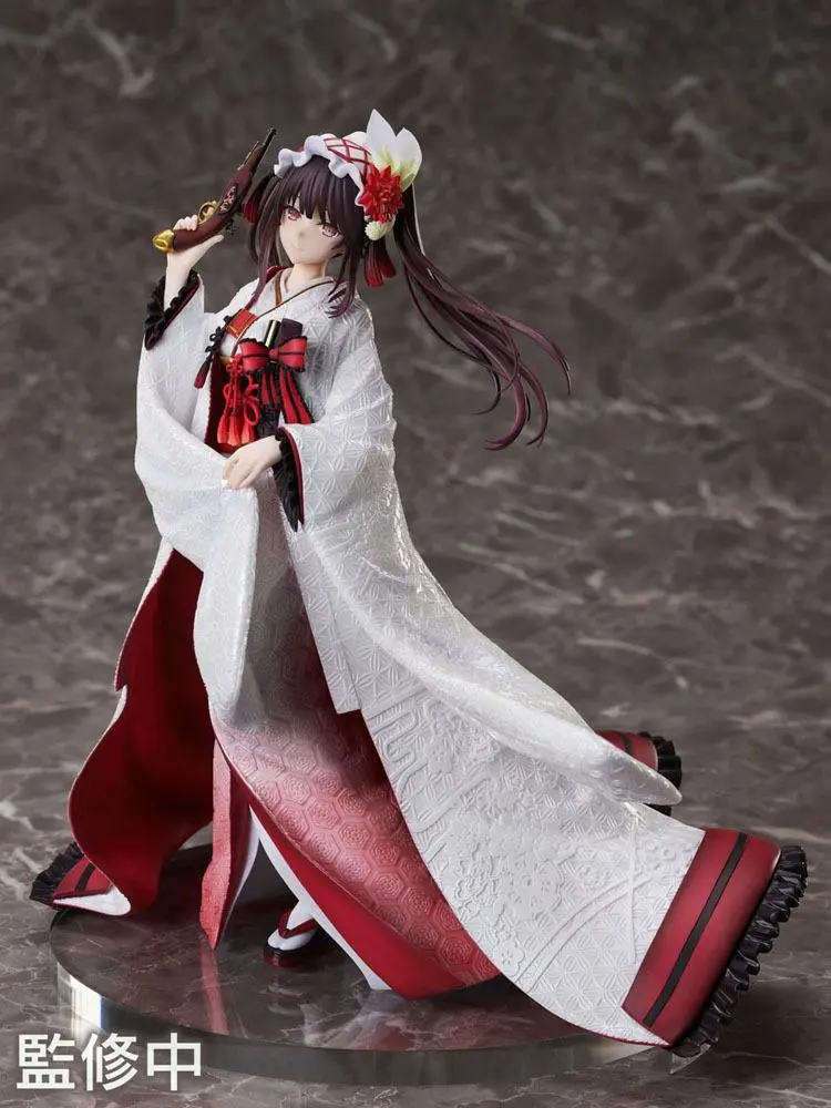 Date A Live IV PVC Statue 1/7 Kurumi Tokisaki Shiromuku 22 cm termékfotó