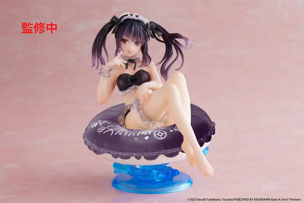 Date A Live IV PVC Statue Aqua Float Girls Figure Kurumi Tokisaki Renewal Edition 10 cm product photo