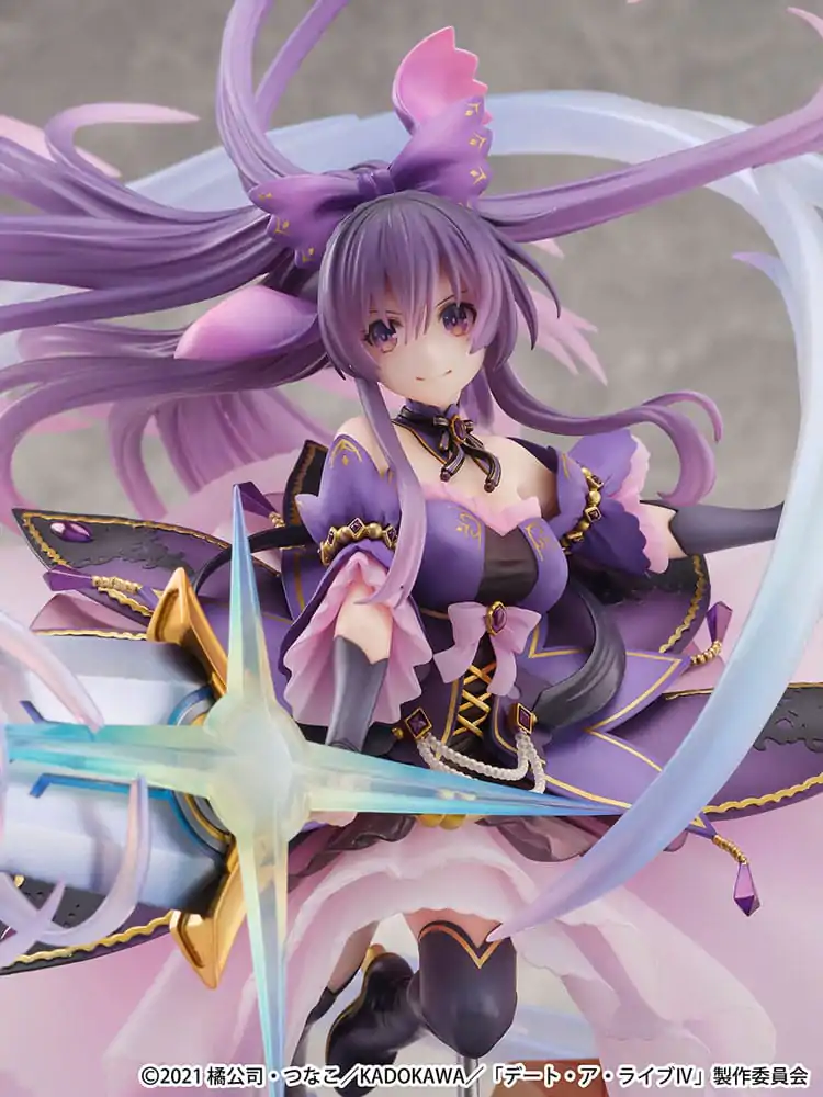 Date A Live IV SHIBUYA SCRAMBLE FIGURE PVC Statue 1/6 Tohka Yatogami Princess Amethyst Dress Ver. 32 cm product photo