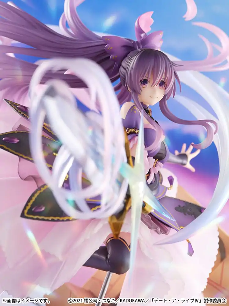 Date A Live IV SHIBUYA SCRAMBLE FIGURE PVC Statue 1/6 Tohka Yatogami Princess Amethyst Dress Ver. 32 cm product photo