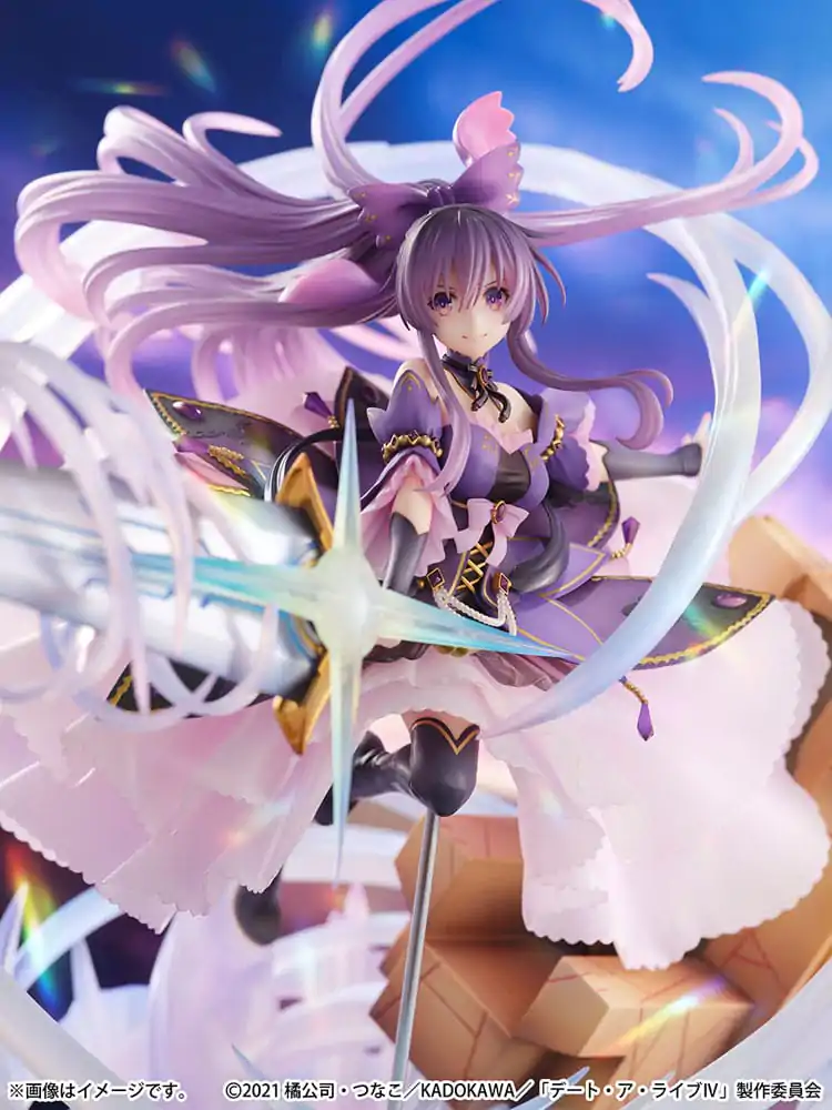 Date A Live IV SHIBUYA SCRAMBLE FIGURE PVC Statue 1/6 Tohka Yatogami Princess Amethyst Dress Ver. 32 cm product photo