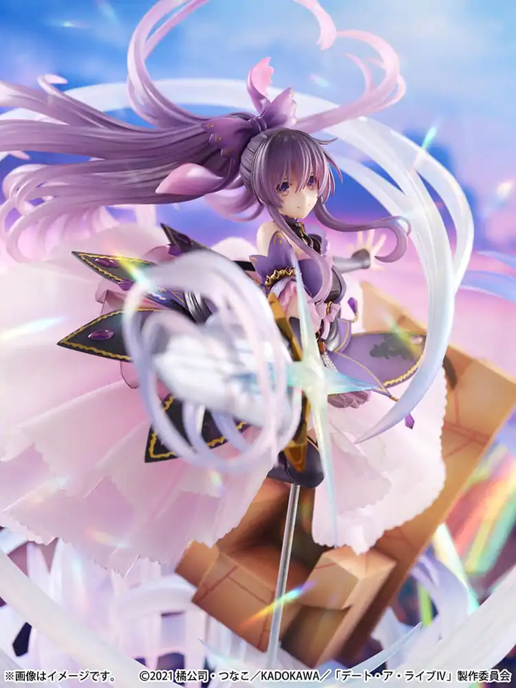 Date A Live IV SHIBUYA SCRAMBLE FIGURE PVC Statue 1/6 Tohka Yatogami Princess Amethyst Dress Ver. 32 cm product photo