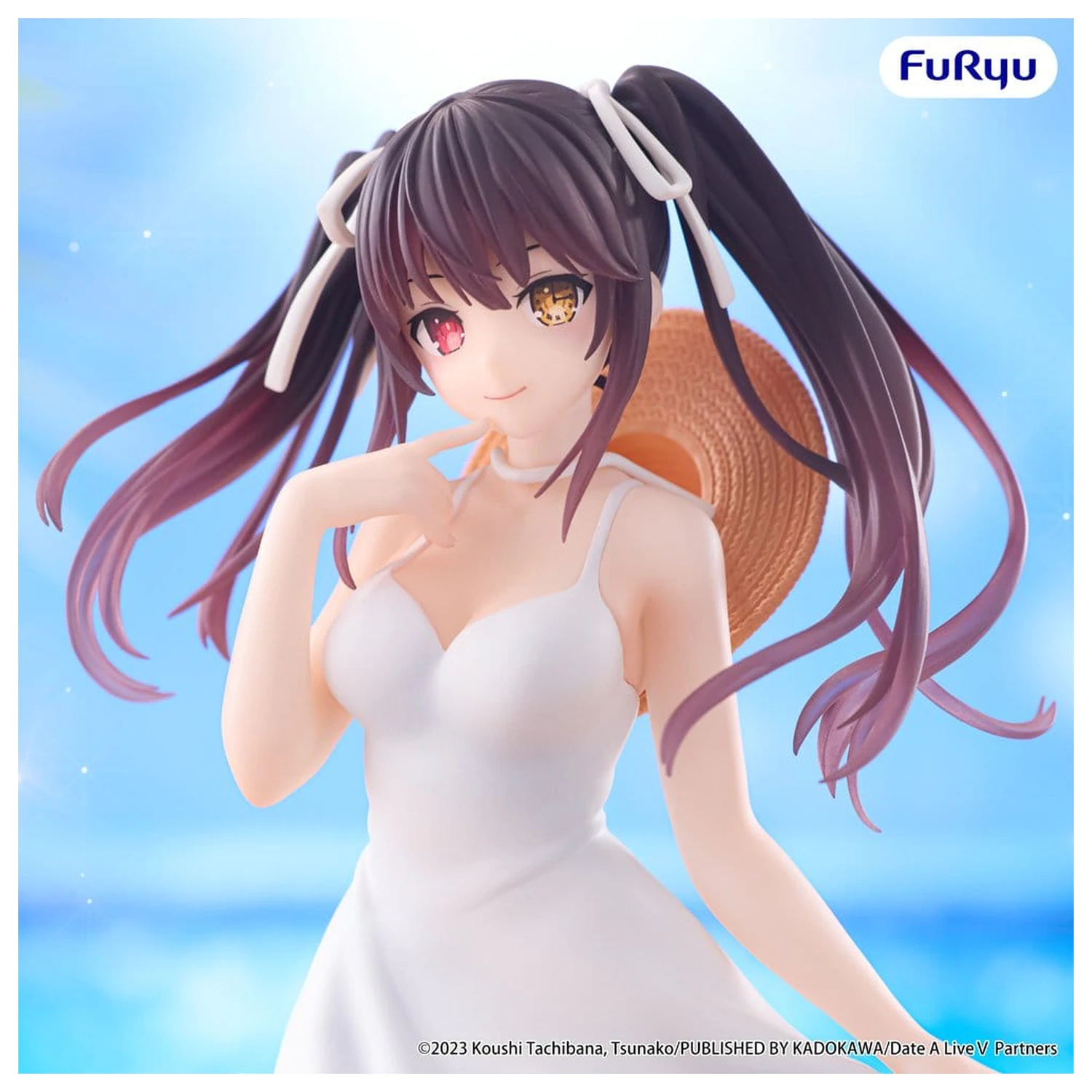 Date A Live Summer Dress PVC Figure Kurumi Tokisaki 21 cm product photo