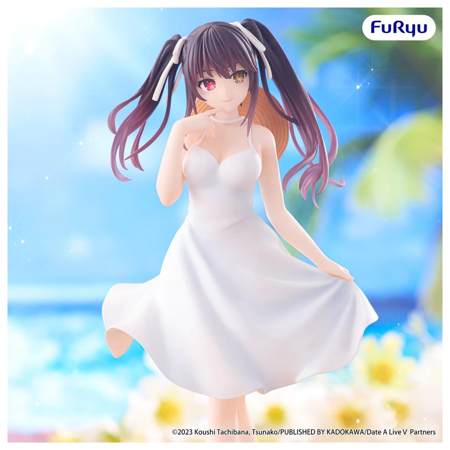 Date A Live Summer Dress PVC Figure Kurumi Tokisaki 21 cm product photo