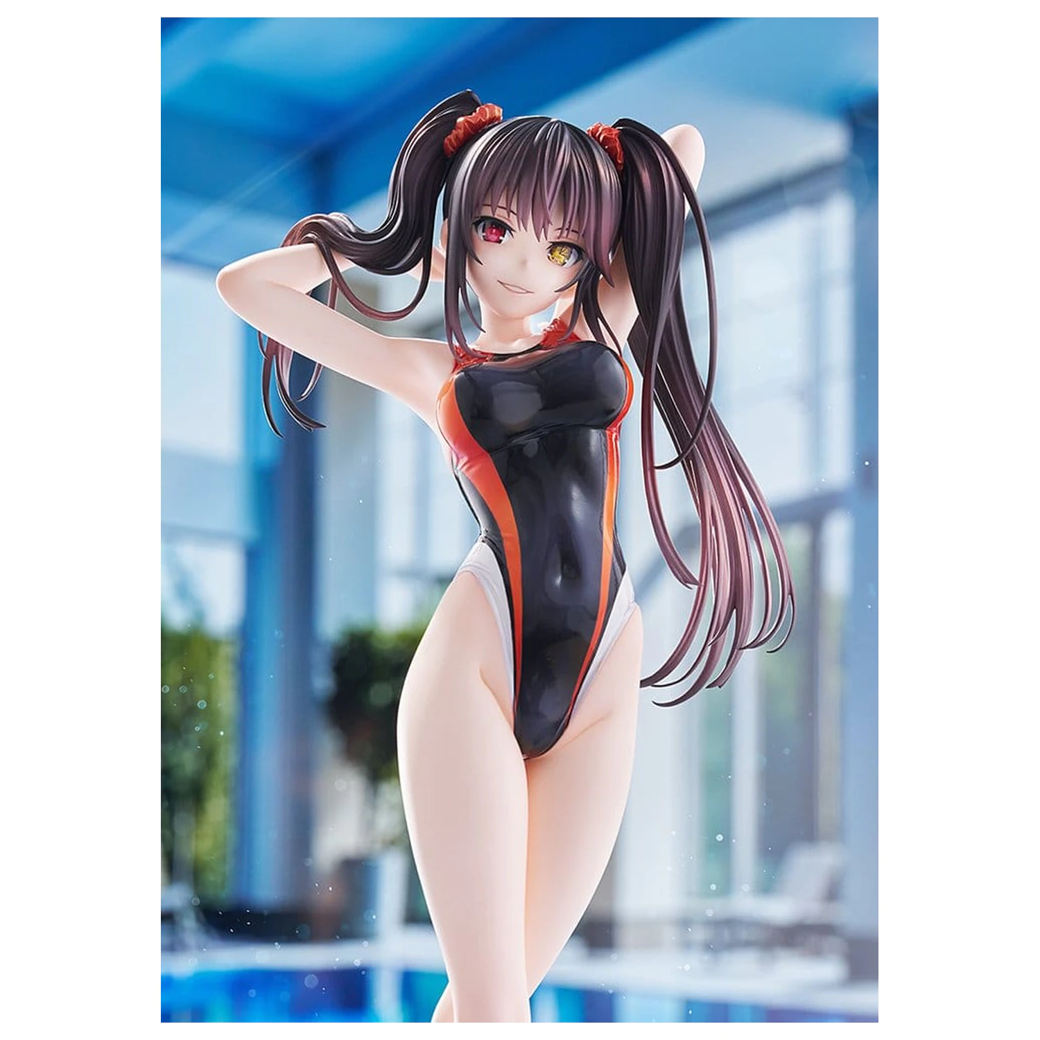Date A Live Swimsuit Silhouette PVC Figure 1/7 Kurumi Tokisaki Swimwear Ver. 24 cm product photo