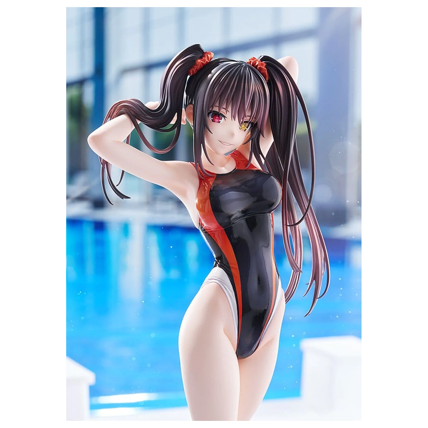 Date A Live Swimsuit Silhouette PVC Figure 1/7 Kurumi Tokisaki Swimwear Ver. 24 cm product photo