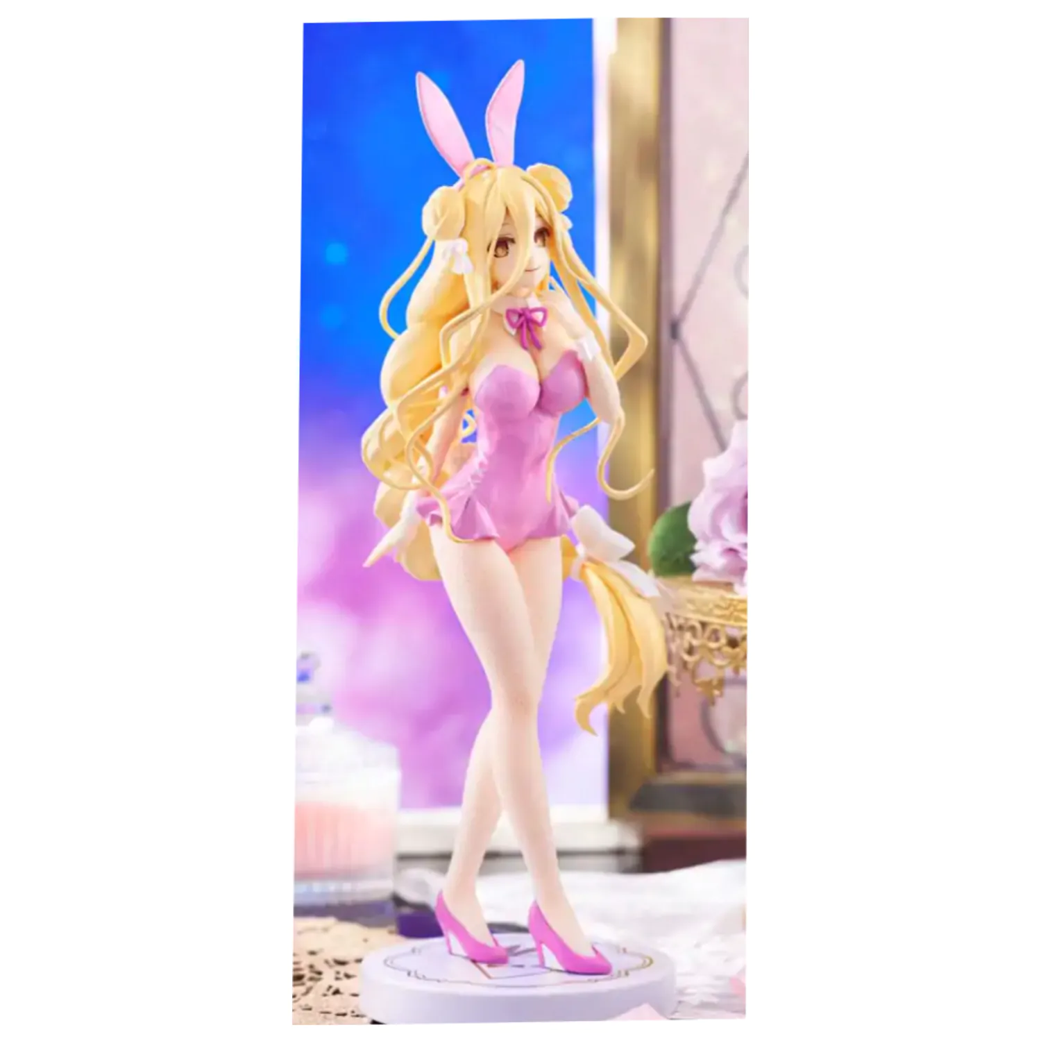 Date A Live V BiCute Bunnies PVC Statue Mukuro Hoshimiya Pink Color Ver. 27 cm product photo