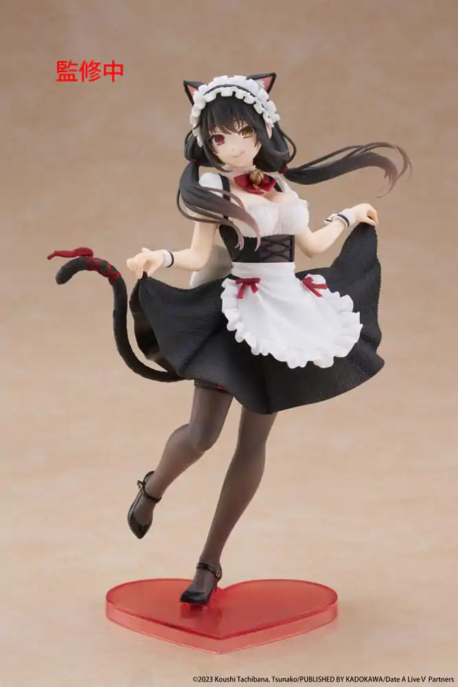 Date A Live V Coreful PVC Statue Kurumi Tokisaki Cat Ear Maid Ver. 18 cm product photo