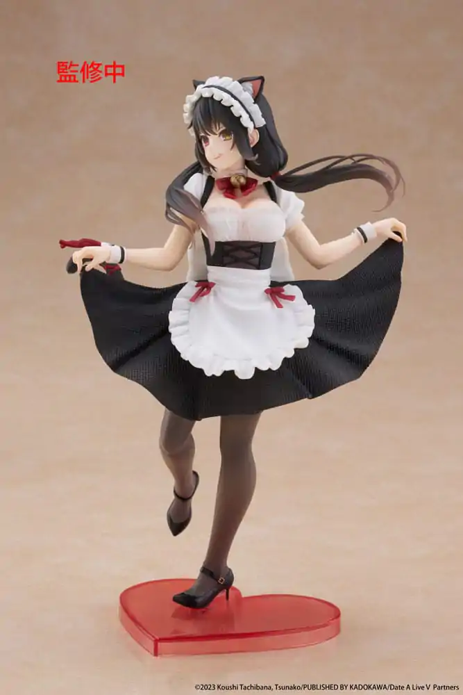 Date A Live V Coreful PVC Statue Kurumi Tokisaki Cat Ear Maid Ver. 18 cm product photo