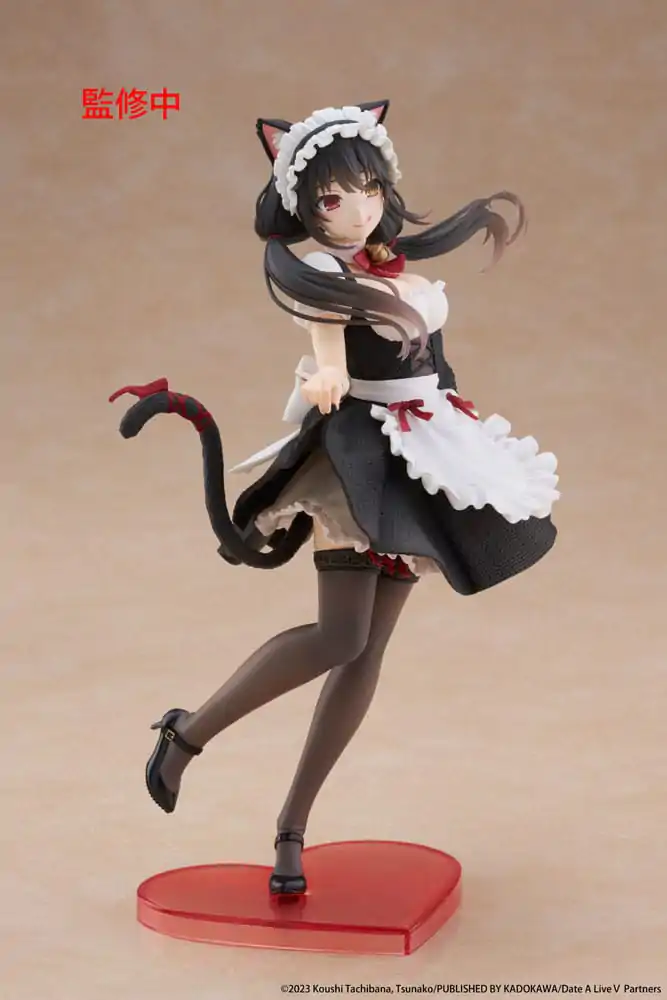 Date A Live V Coreful PVC Statue Kurumi Tokisaki Cat Ear Maid Ver. 18 cm product photo
