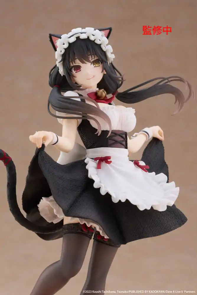 Date A Live V Coreful PVC Statue Kurumi Tokisaki Cat Ear Maid Ver. 18 cm product photo