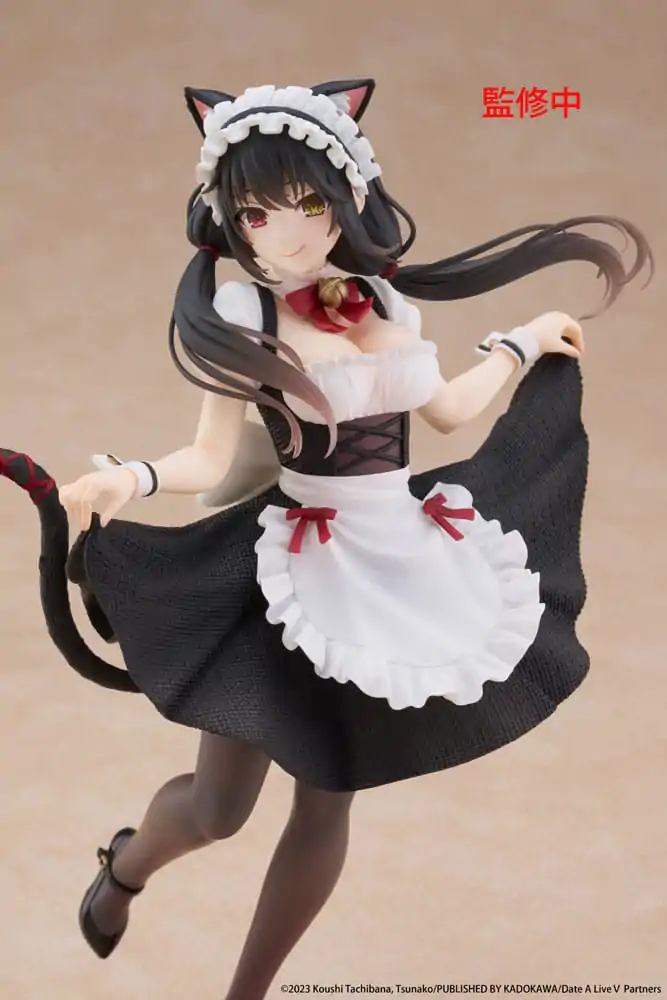 Date A Live V Coreful PVC Statue Kurumi Tokisaki Cat Ear Maid Ver. 18 cm product photo