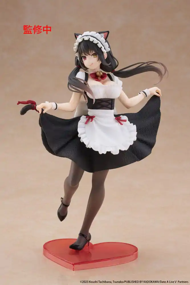 Date A Live V Coreful PVC Statue Kurumi Tokisaki Cat Ear Maid Ver. 18 cm product photo